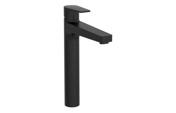 VitrA Flow Square Tall Basin Mixer - Matt Black